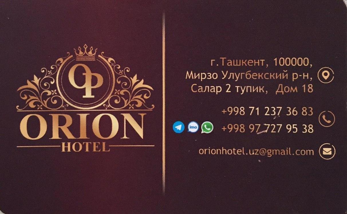 Orion Hotel Tashkent Bagian luar foto